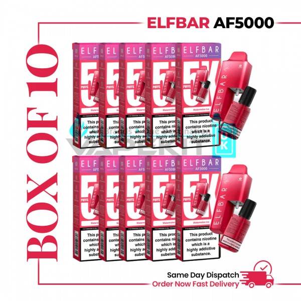 ELF BAR AF5000 Watermelon Ice Prefilled Vape Kit