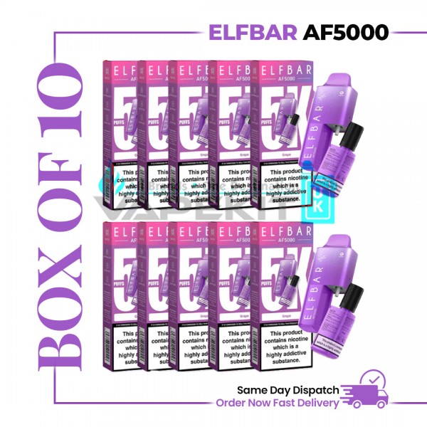 ELF BAR AF5000 Grape Prefilled Vape Kit