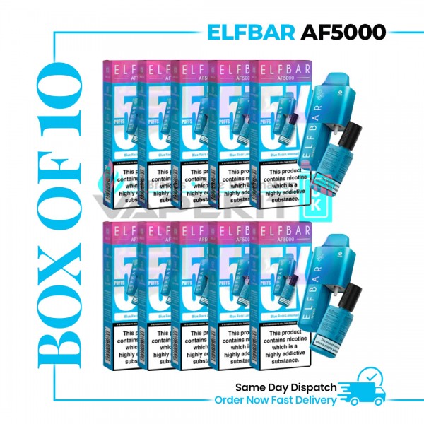 ELF BAR AF5000 Blue Razz Lemonade Prefilled Vape Kit