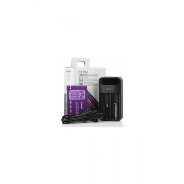 Efest Lush Q2 Charger Two Bay for 10440 16340 18350 18500 18650 UK Plug
