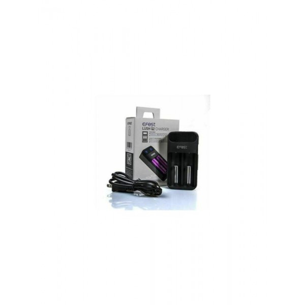 Efest Lush Q2 Charger Two Bay for 10440 16340 18350 18500 18650 UK Plug