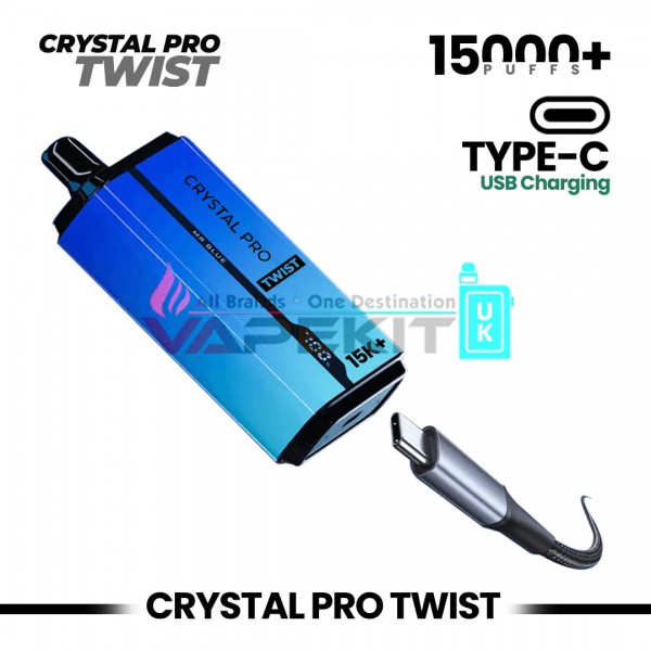 Crystal Pro Twist 15000 Puffs Dual Delight Prefilled Vape Device
