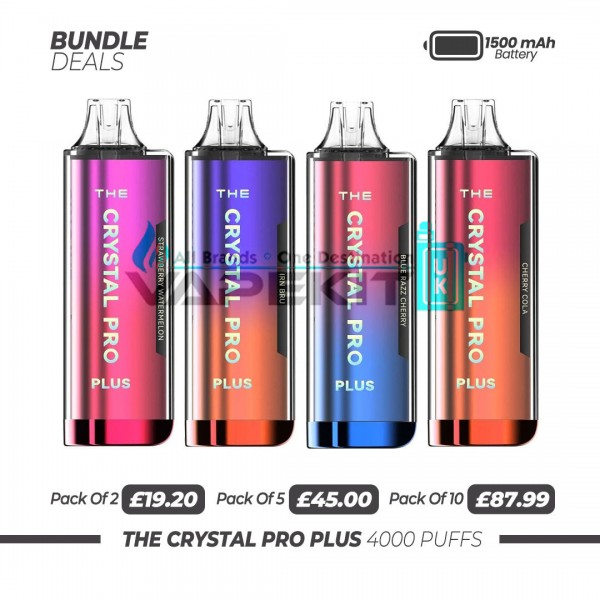 Crystal Pro Plus 4000 Puffs- Only For