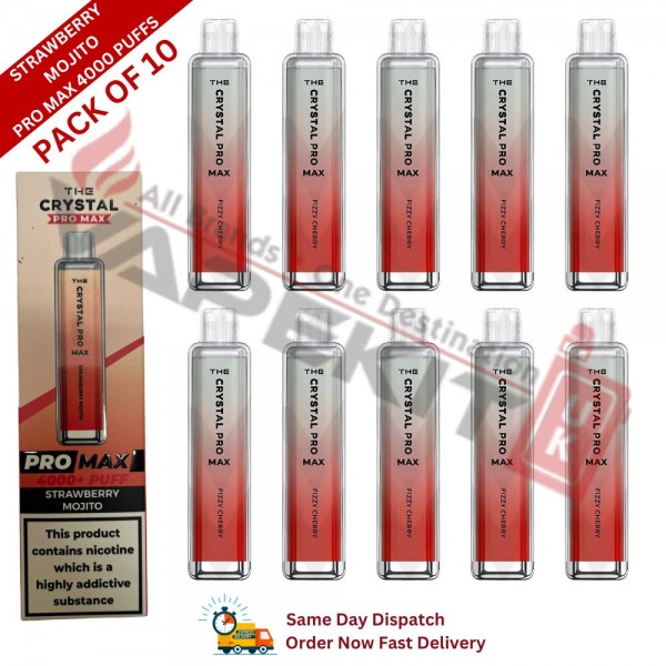 Crystal Pro Max Bar 4000 Puffs Strawberry Mojito