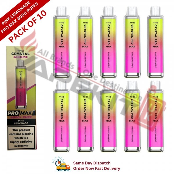 Crystal Pro Max Bar 4000 Puffs Pink Lemonade