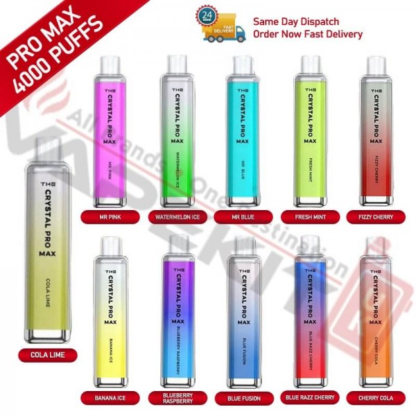 Crystal Pro Max Bar 4000 Puffs Mad Blue