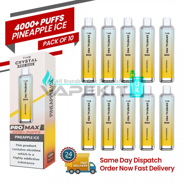 Crystal Pro Max 4000 Pineapple Ice Prefilled Vape