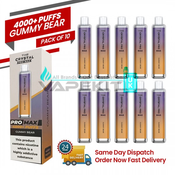 Crystal Pro Max 4000 Gummy Bear Prefilled Vape