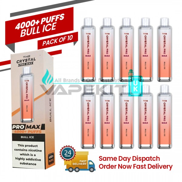 Crystal Pro Max 4000 Bull Ice Prefilled Vape