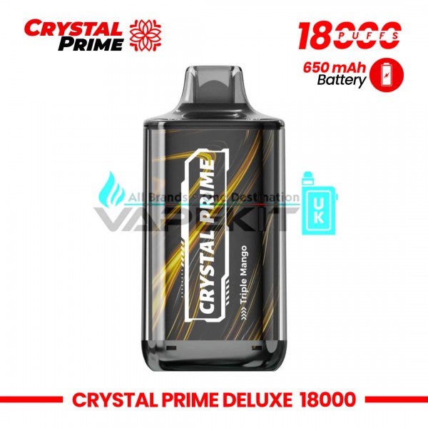 Crystal Prime Triple Mango 18000 Puffs Prefilled Vape