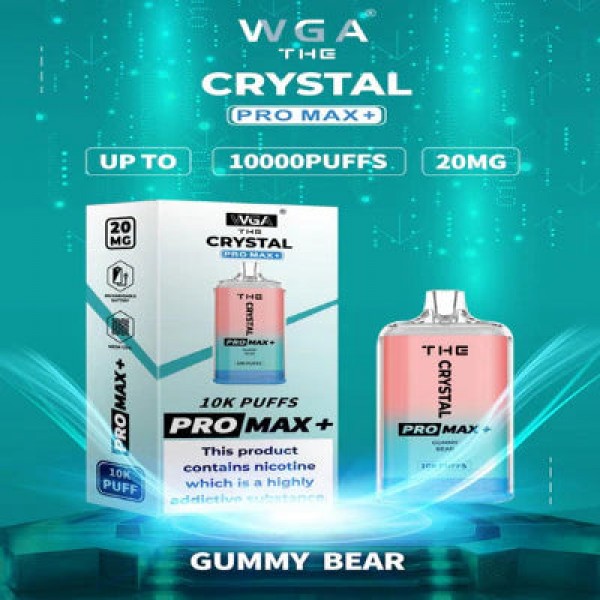 Crystal Pro Max + 10000 Box of 10 (Wholesale Deals)