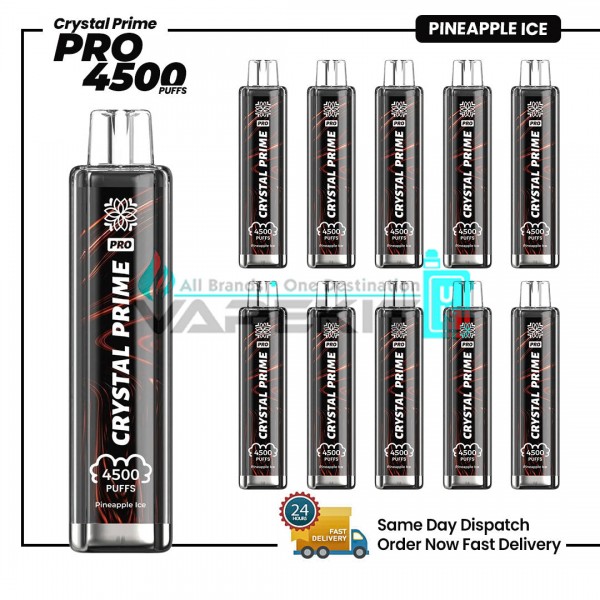 Crystal Prime Pro 4500 Pineapple Ice Prefilled Vape Pod Device