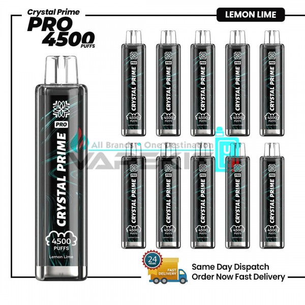 Crystal Prime Pro 4500 Lemon&Lime Prefilled Vape Pod Device