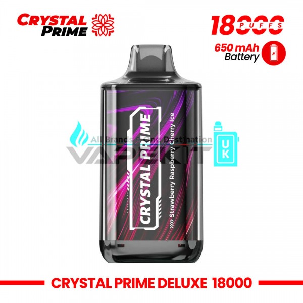 Crystal Prime Deluxe 18k Strawberry Raspberry Cherry Ice Vape