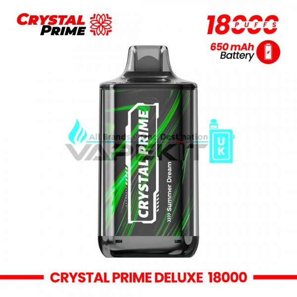 Crystal Prime Deluxe 18k Puffs Summer Dream Vape