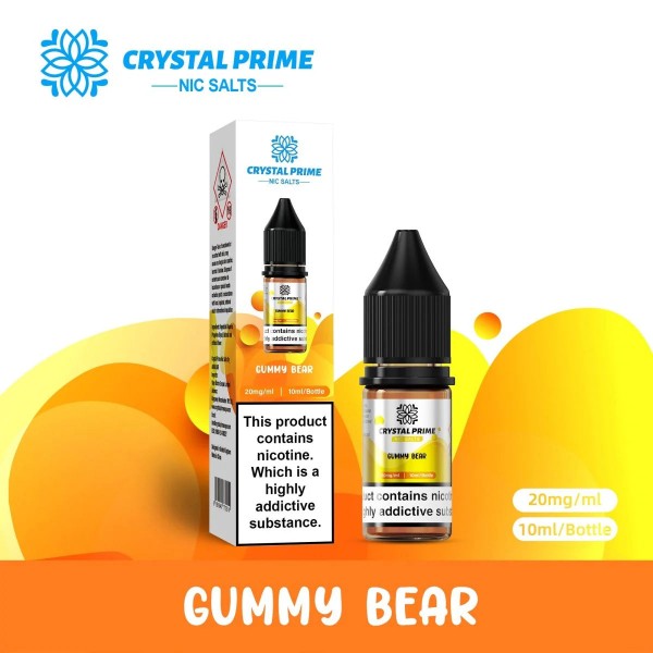 Crystal Prime 7000 Nic Salts 10ml E-liquid Box Of 5