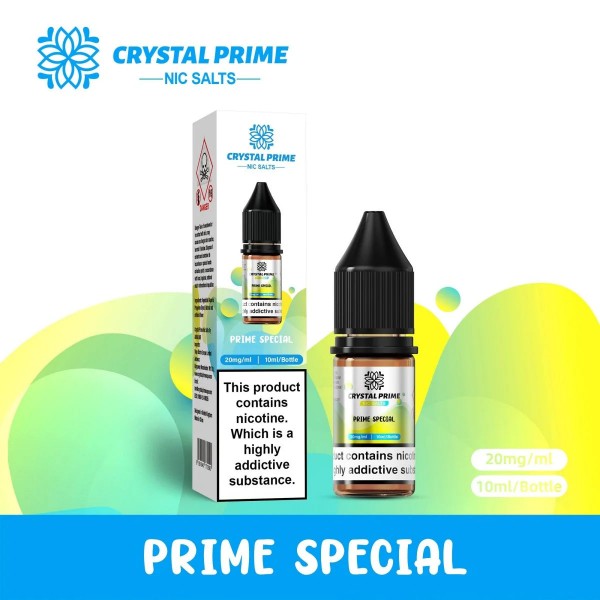 Crystal Prime 7000 Nic Salts 10ml E-liquid Box Of 5