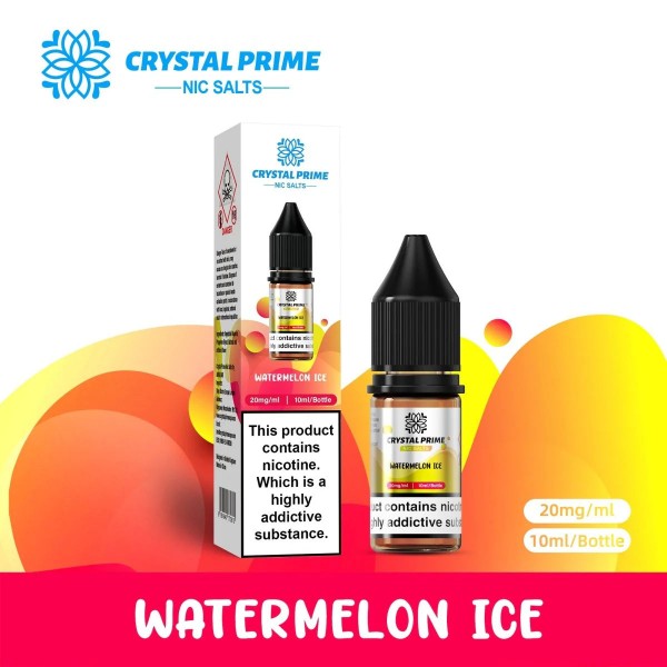 Crystal Prime 7000 Nic Salts 10ml E-liquid Box Of 5