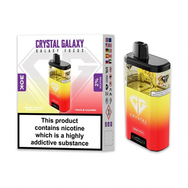 Crystal Galaxy Focus 30000 Puffs (30K Puffs)