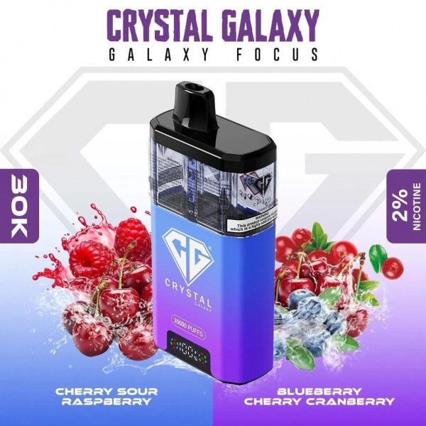 Crystal Galaxy Focus 30000 Puffs (30K Puffs)