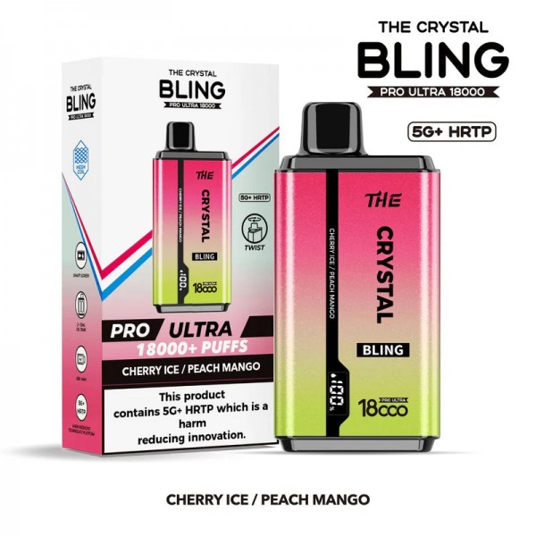 Crystal Bling Pro Ultra 18000 Puffs Prefilled Vape [Box of 5]