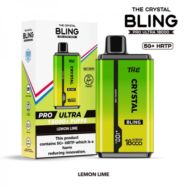 Crystal Bling Pro Ultra 18000 Puffs Prefilled Vape [Box of 5]