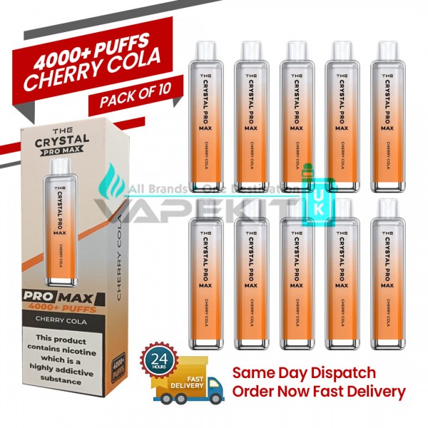Cherry Cola 4k Crystal Pro Max Prefilled Vape