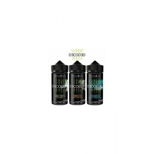 Decoded Premium Vape E-Liquid E Juice High 75%VG 100ml 0mg/ml No nicotine liquid