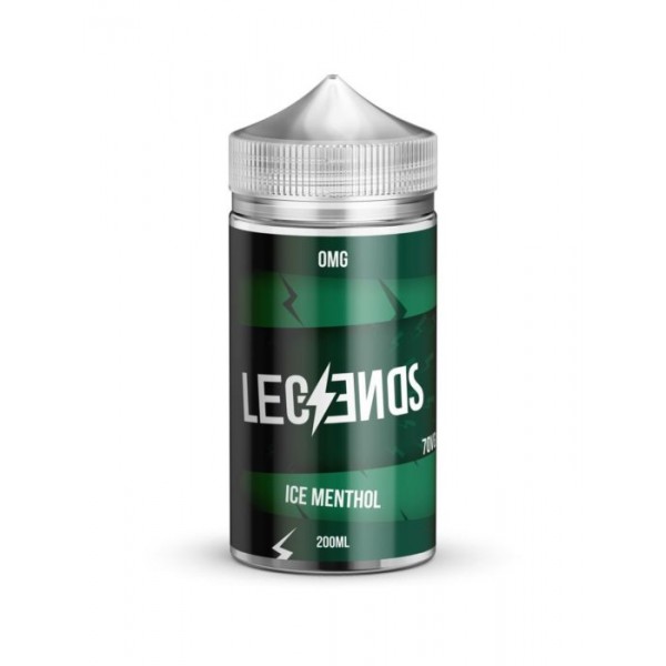 Ice Menthol Vape Juice By Legends E-Liquid 0mg 200ml 70/30