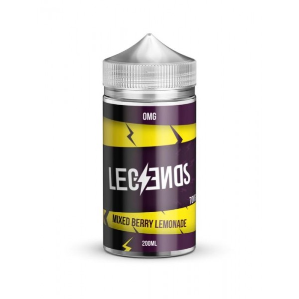 Mixed Berry Lemonade Vape Juice By Legends E-Liquid 0mg 200ml 70/30