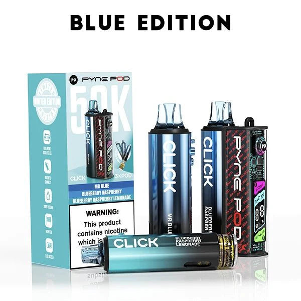 Box of 5 Pyne Pod Click 50K Prefilled Vape Kit – Only
