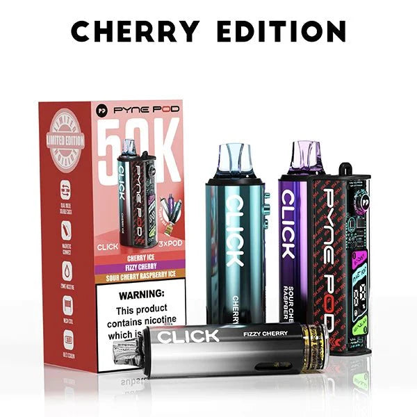 Box of 5 Pyne Pod Click 50K Prefilled Vape Kit – Only