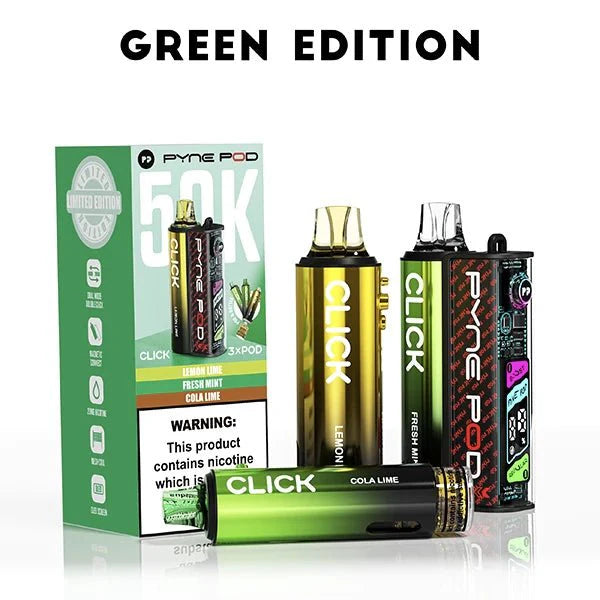 Box of 5 Pyne Pod Click 50K Prefilled Vape Kit – Only