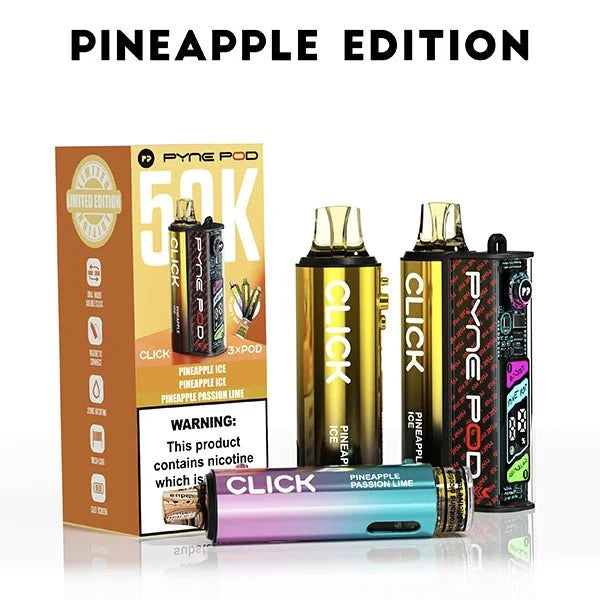 Box of 5 Pyne Pod Click 50K Prefilled Vape Kit – Only