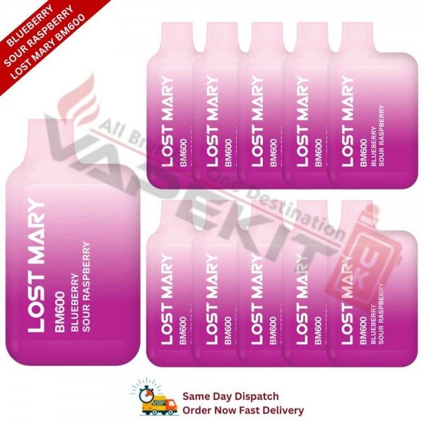 Blueberry Sour Raspberry Lost Mary BM600 Prefilled Vape