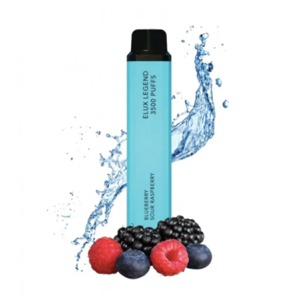 Blueberry Sour Raspberry Elux Legend 3500 Puffs -10 For 79.99