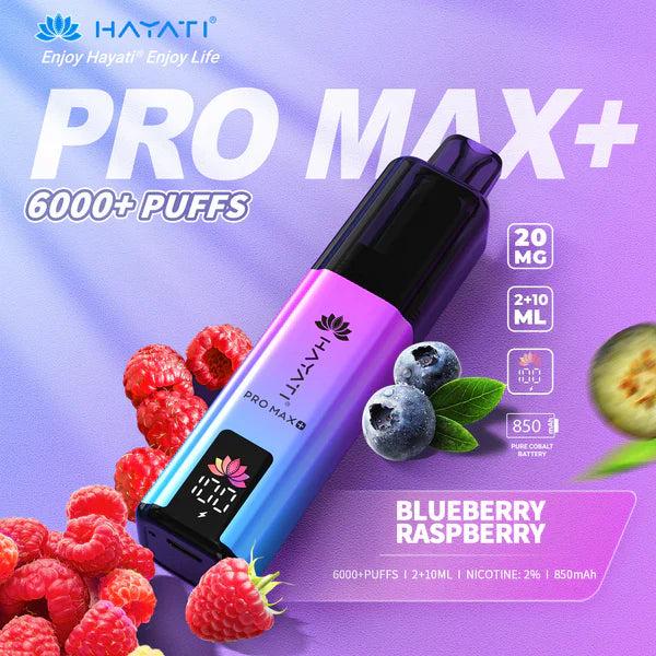 Blueberry Raspberry Hayati Pro Max Plus 6000 | Buy 
