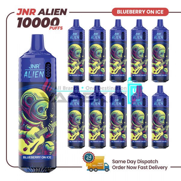 Blueberry On Ice 10k Puffs JNR Alien Prefilled Vape