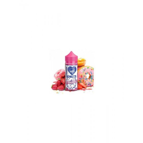 I LOVE DONUTS STRAWBERRY 80ML E-LIQUID BY MAD HATTER MIX SERIES