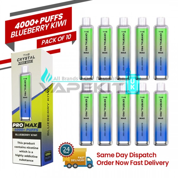 Blueberry Kiwi Crystal Pro Max 4000 Prefilled Vape
