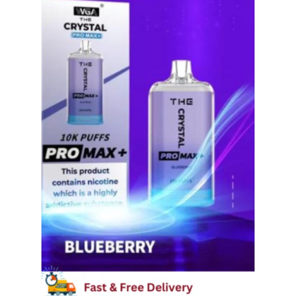 Blueberry Crystal Pro Max 10k Puffs Prefilled Vape