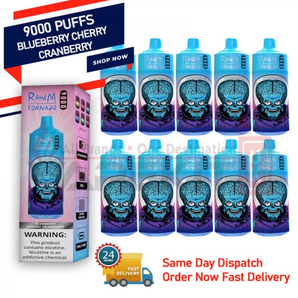 Blueberry Cherry Cranberry Randm Tornado 9000