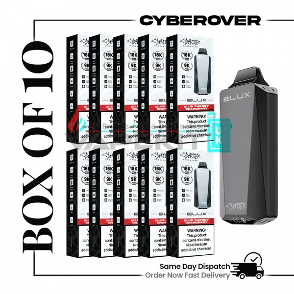 Blueberry Cherry Cranberry 15k Puffs Elux Cyberover Vape