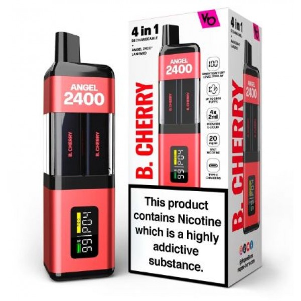 Blueberry Cherry Angel 2400 Prefilled by Vapes Bars