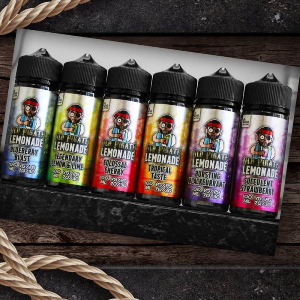 Ultimate Puff Eliquid Old Pirate 100ml Vaping Juice All Flavours 0mg 70/30 VG