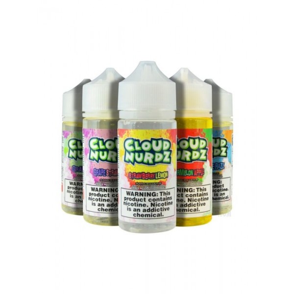E LIQUID 100ML CLOUD NURDZ VAPE JUICE 70/30 SHORT FILL 0MG SUB OHM