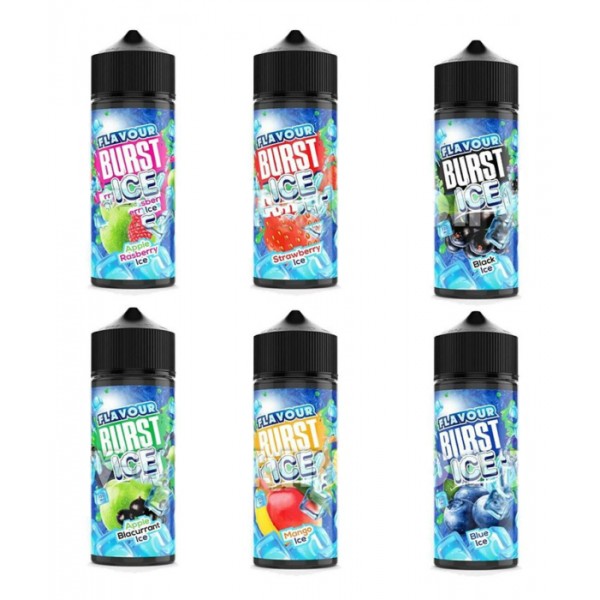 E LIQUID 100ML FLAVOUR BURST EJUICE WAREHOUSE PREMIUM VAPE 70/30 SHORT FILL 0MG