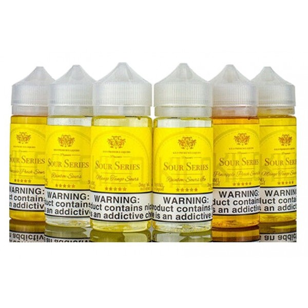 E LIQUID 100ML SOUR SERIES KILO USA VAPE JUICE 70/30 SHORT FILL 0MG SUB OHM NEW