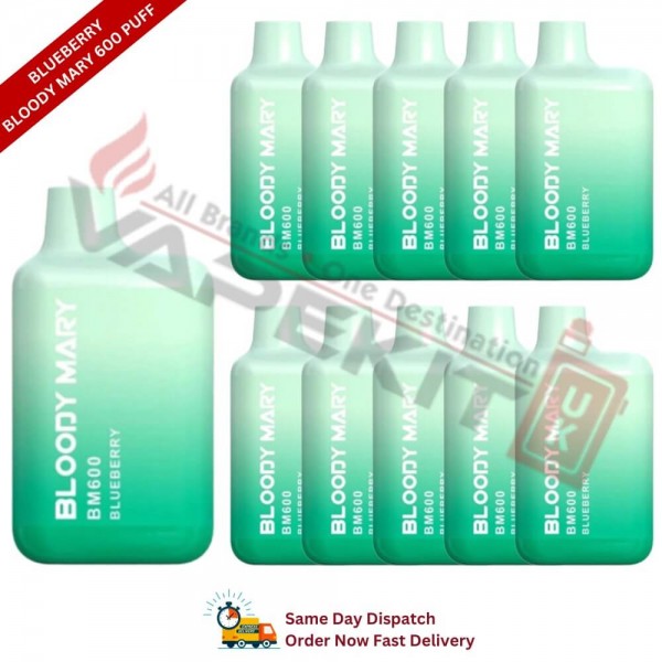 Blueberry Bloody Mary 600 Puff Box of 10