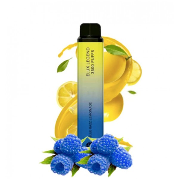 Blue Razz Lemonade Elux Legend 3500 Puffs - Box OF 10